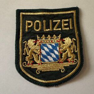 VINTAGE West German Police Polizei Patch
